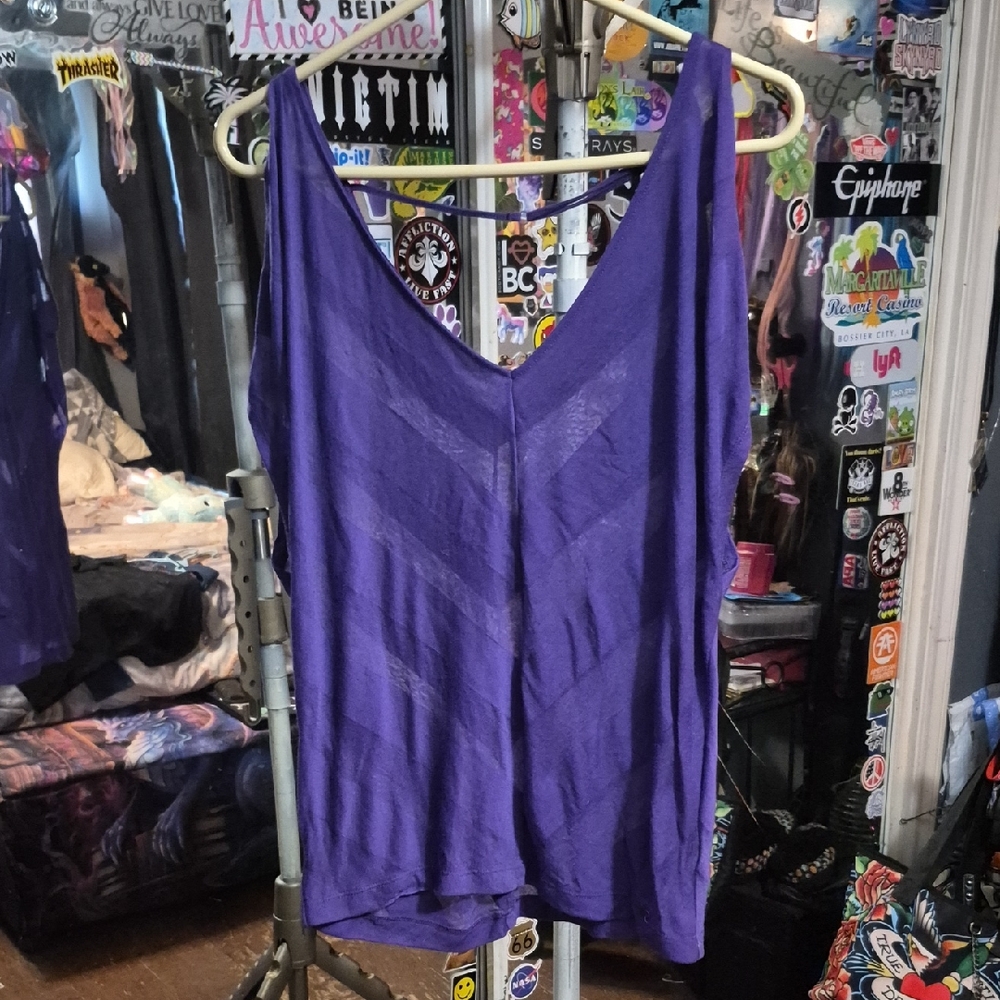 Guess Purple Women's Tank Top